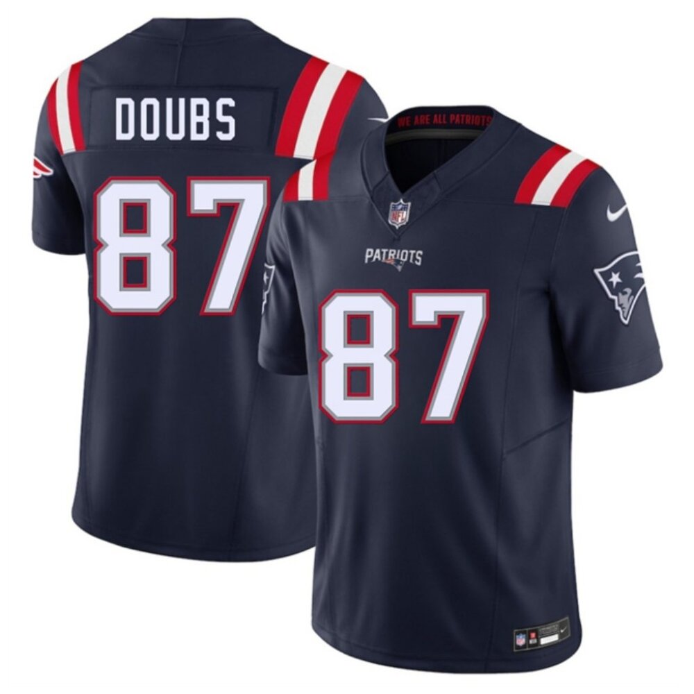 Can Select Mens Youths  Romeo Doubs Navy Stitched Jersey Vapor